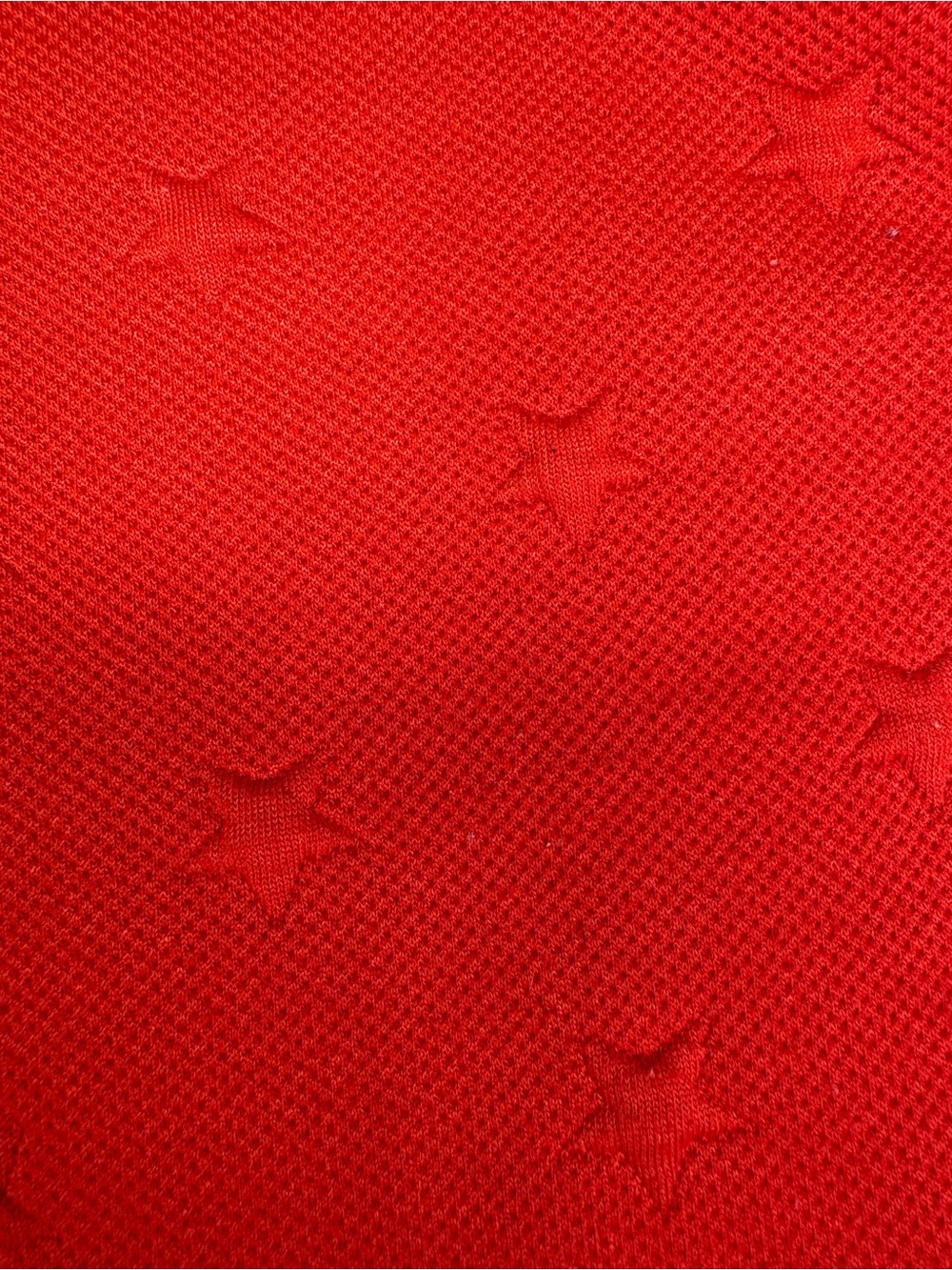 TOMMY HILFIGER Girls Size 7Y Cardinal Red Star Thick Textured Fit & Flare Dress - Picture 10 of 12